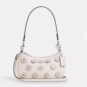 Coach Teri Mini Crossbody shoulder Bag With Floral Applique